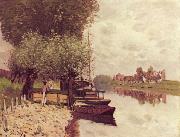 Alfred Sisley The Seine at Bougival china oil painting artist